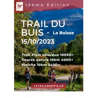 15/10/2023 - Trail du Buis - Affiche