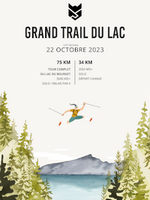 22/10/2023 - Grand Trail du Lac - Affiche