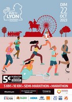 2023/10/22 - Run in Lyon -  Affiche