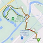 Parcours de la sortie du 17/09/2022 autour des étangs du Bois Français