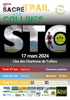 17/03/2024 - Sacré Trail des Collines - Afdfiche